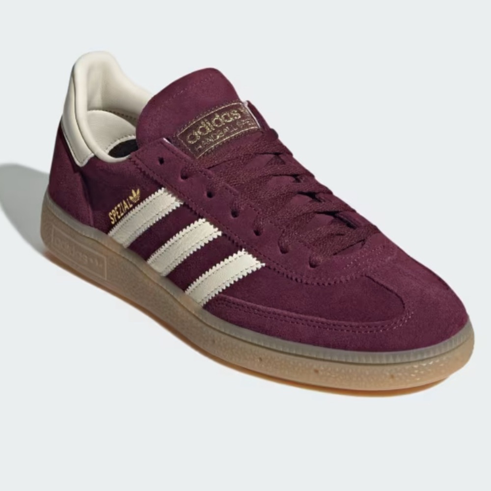 Adidas Handball Spezial – Maroon / Cream White / Gold Metallic – Women’s 8